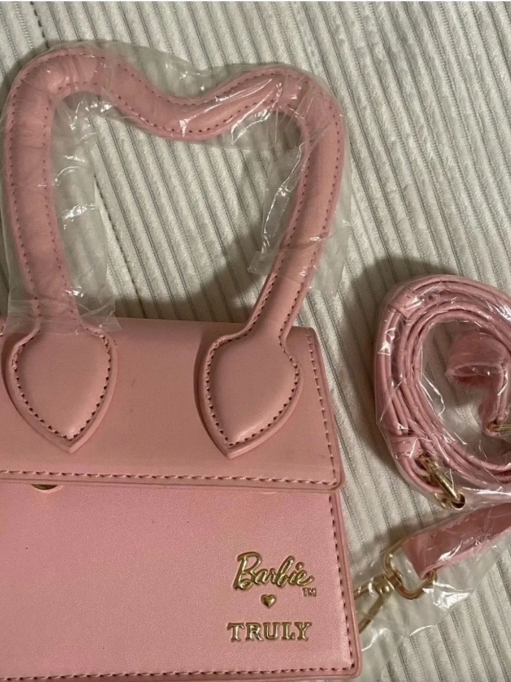 Barbie Pink Mini Crossbody \ Clutch Bag with Strap  ~ NWOT  #BarbieInspired